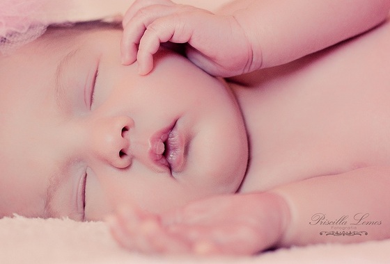 Foto do rosto do bebê - Foto: Priscilla Lemos