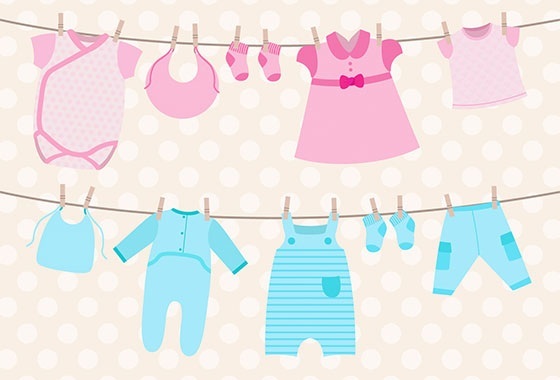 como secar a roupa do bebê - Imagem: freepik.com